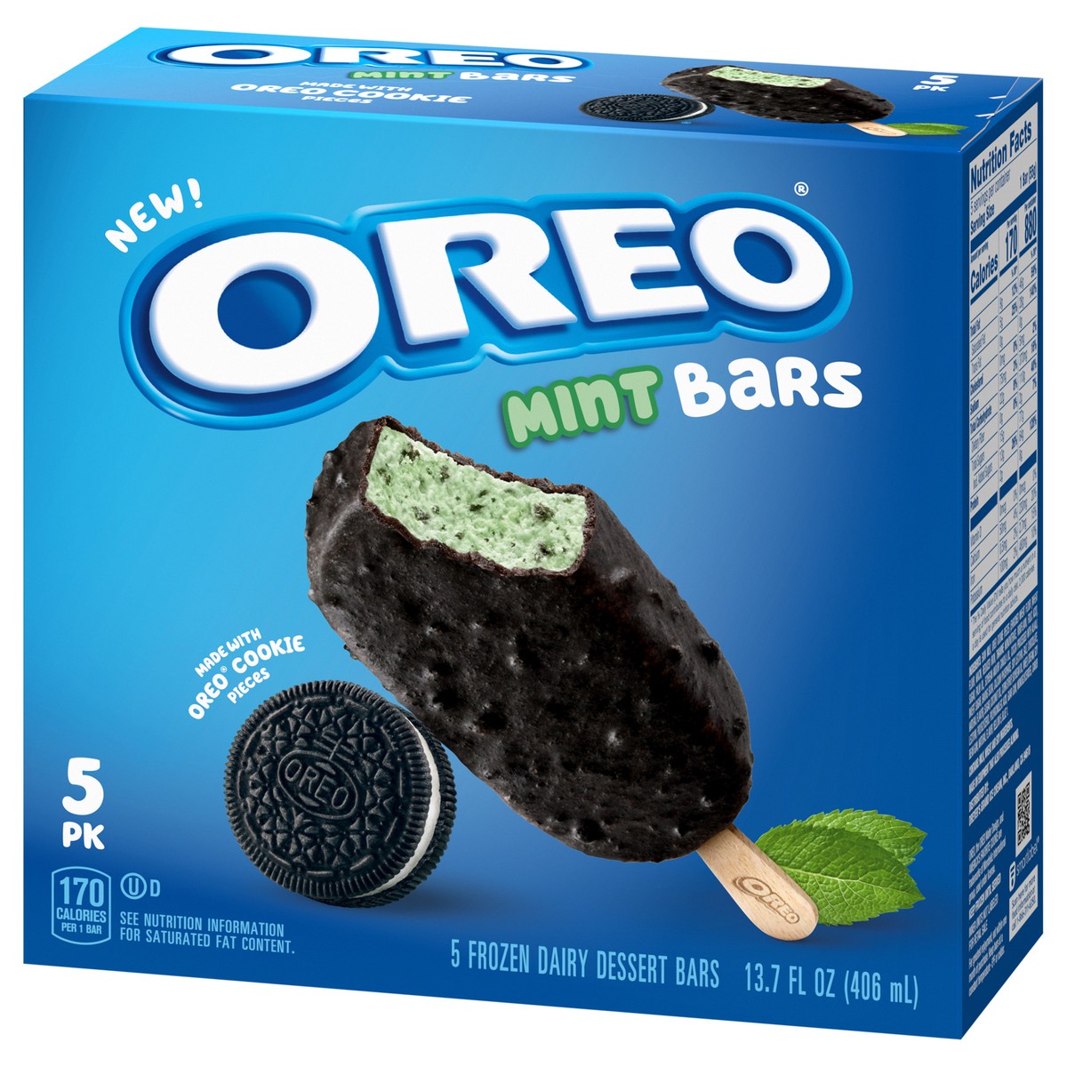 slide 3 of 14, Oreo Mint Bars, 5Ct, 5 ct