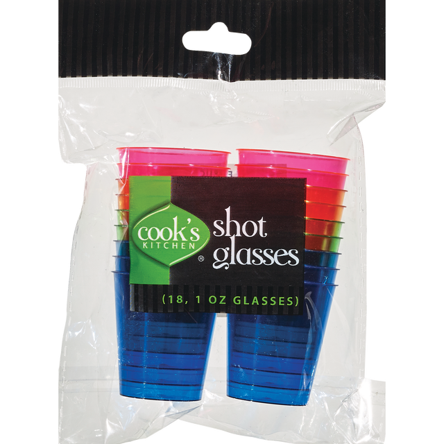 slide 1 of 1, Cook's Shot Glasses, 18 ct