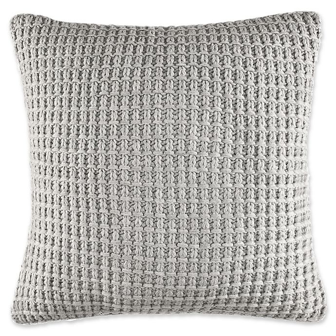 slide 1 of 1, Nautica Fairwater Knit Throw Pillow - Grey, 1 ct