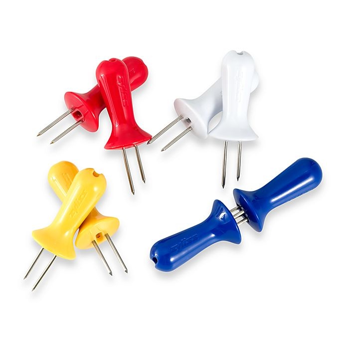 slide 1 of 1, Zyliss Corn Holders, Interlocking, 8 ct