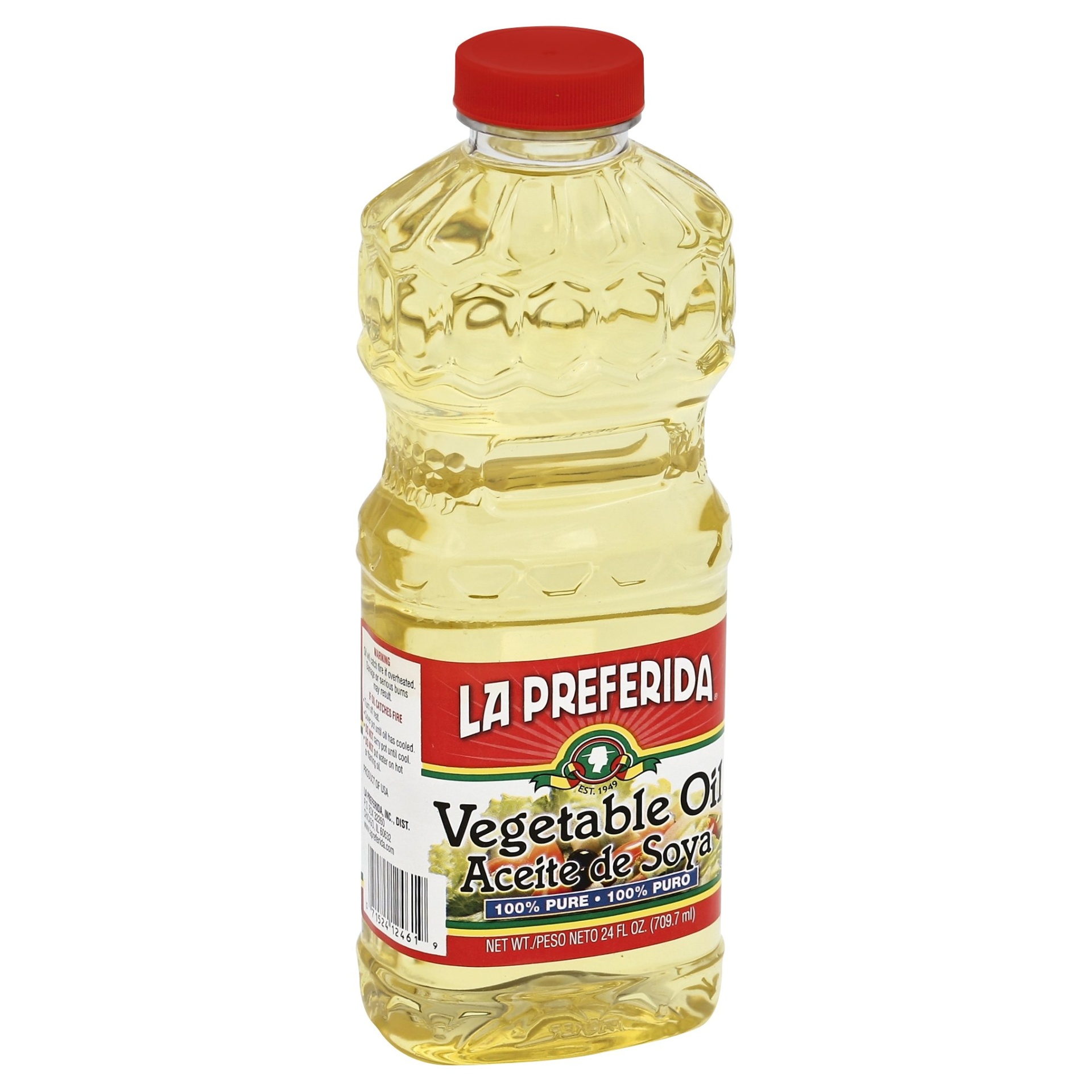 slide 1 of 1, La Preferida Vegetable Oil 24 oz, 24 oz