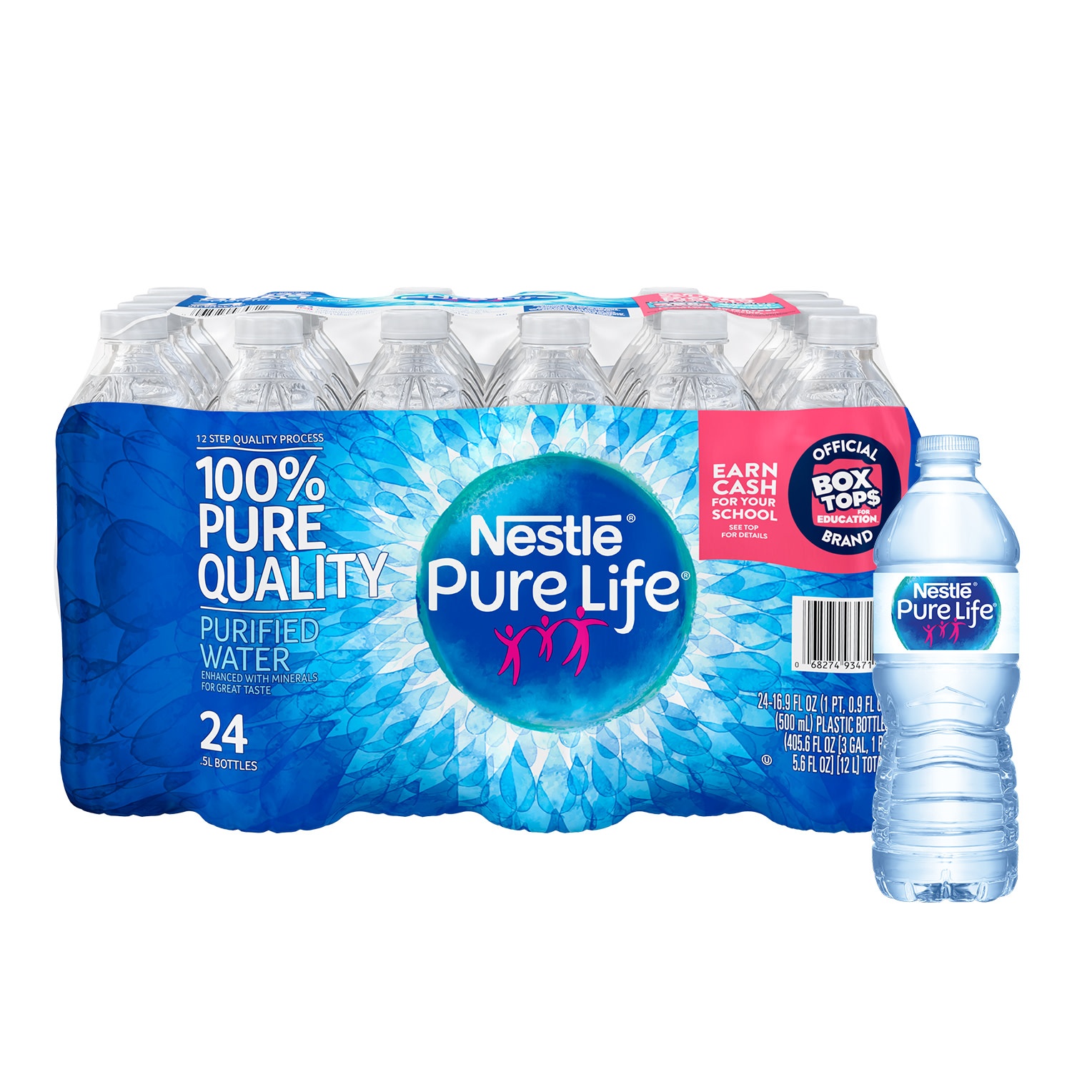 slide 1 of 6, Nestlé Pure Life Purified Water, 24 ct; 16.9 fl oz.
