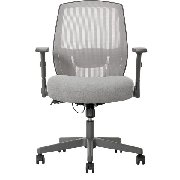 slide 10 of 10, Serta Sittrue Rayne Ergonomic Mesh/Fabric Mid-Back Task Chair, Gray, 1 ct