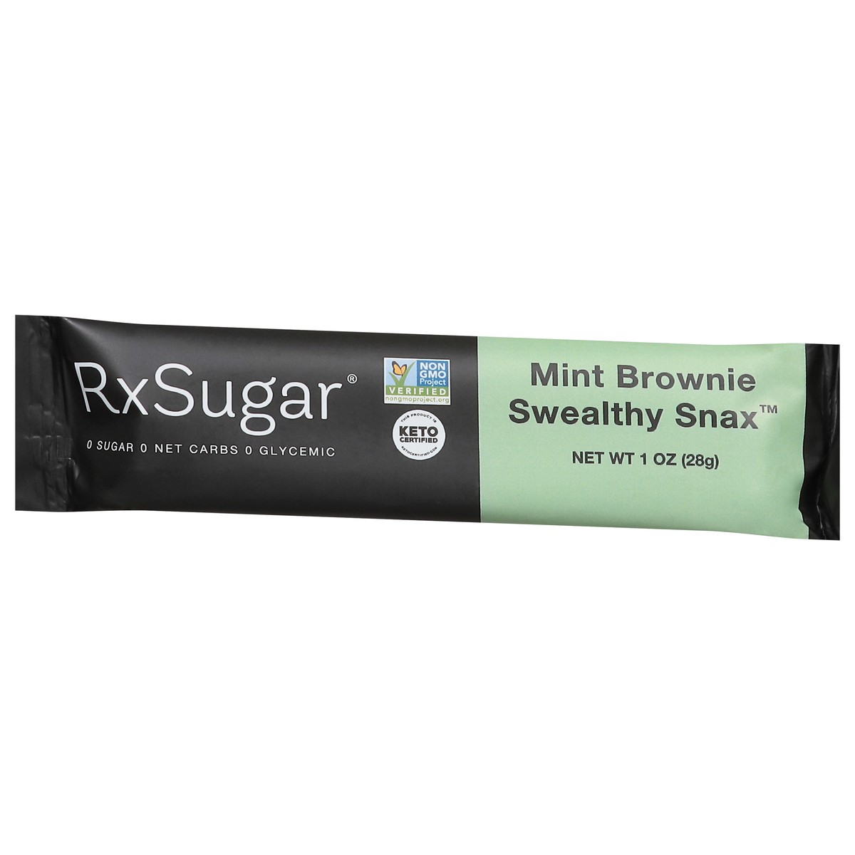 slide 2 of 15, RxSugar Swealthy Snax Mint Brownie Snack Bar 1 oz, 1 oz