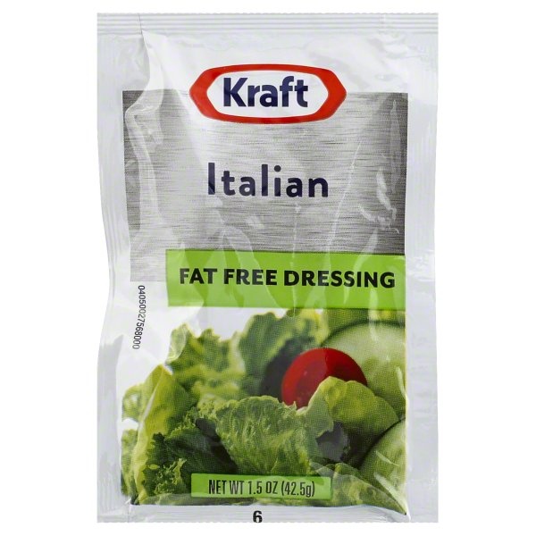 slide 1 of 1, Kraft Italian Dressing Packets (Bulk), 60 ct; 1.5 oz