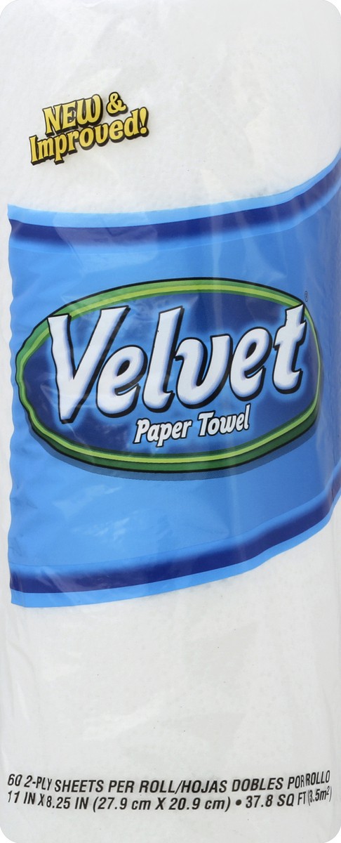 slide 2 of 3, Velvet Paper Towel, 1 ct