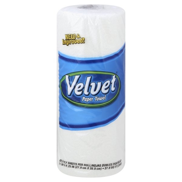 slide 1 of 3, Velvet Paper Towel, 1 ct