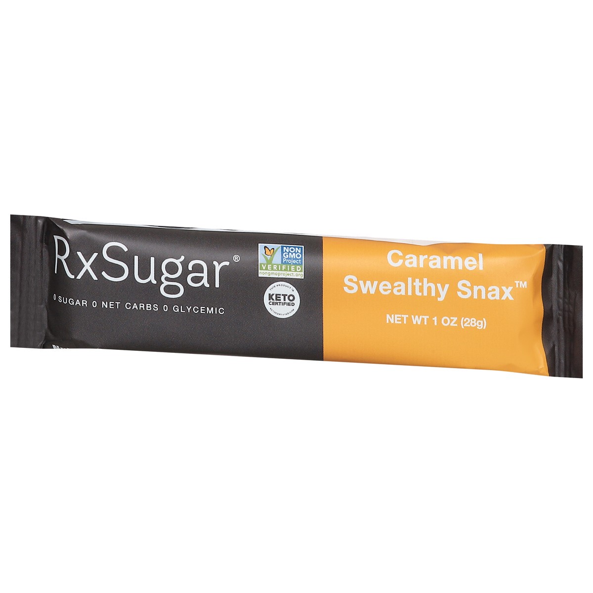 slide 11 of 15, RxSugar Swealthy Snax Caramel Snack Bar 1 oz, 1 oz