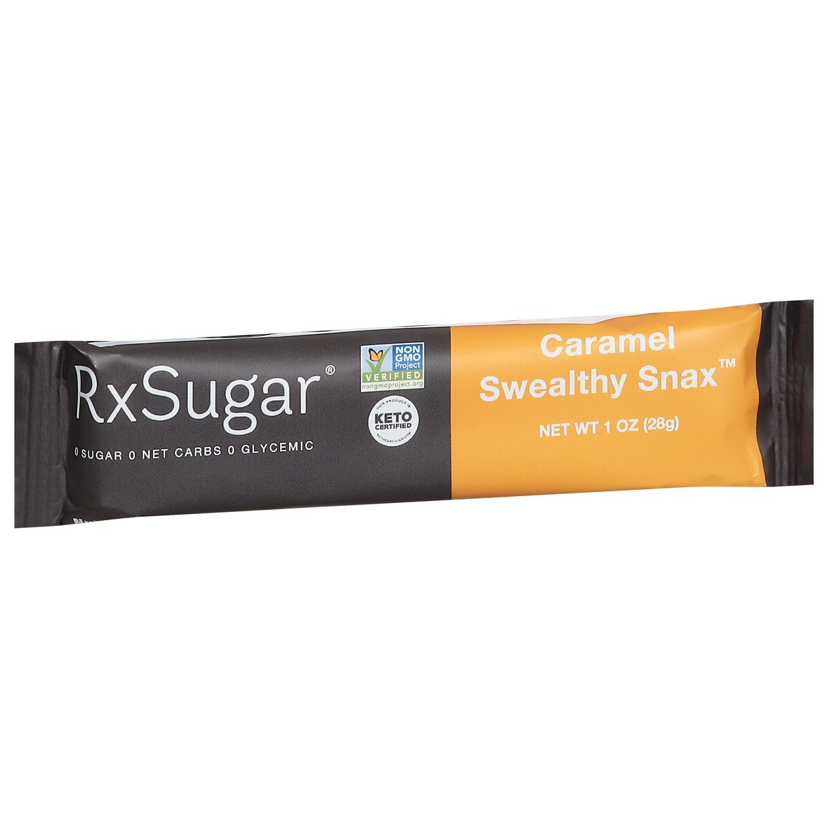slide 8 of 15, RxSugar Swealthy Snax Caramel Snack Bar 1 oz, 1 oz