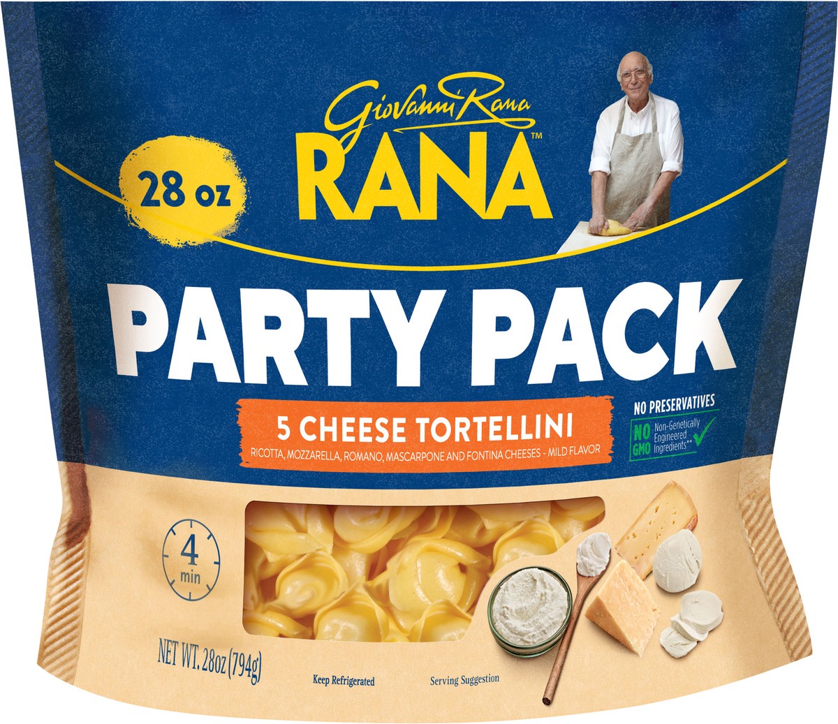 slide 2 of 13, Rana 5 Cheese Tortellini, 28 oz