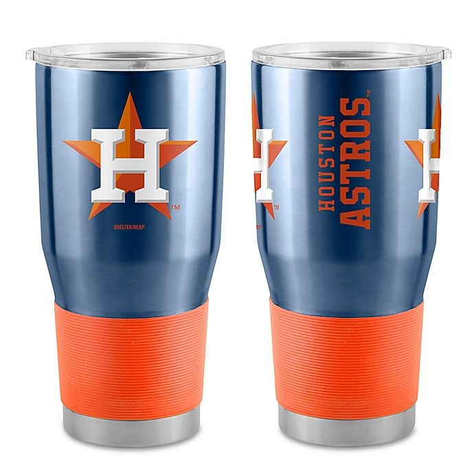 slide 1 of 1, MLB Houston Astros Boelter Stainless Steel Insulated Tumbler, 30 oz