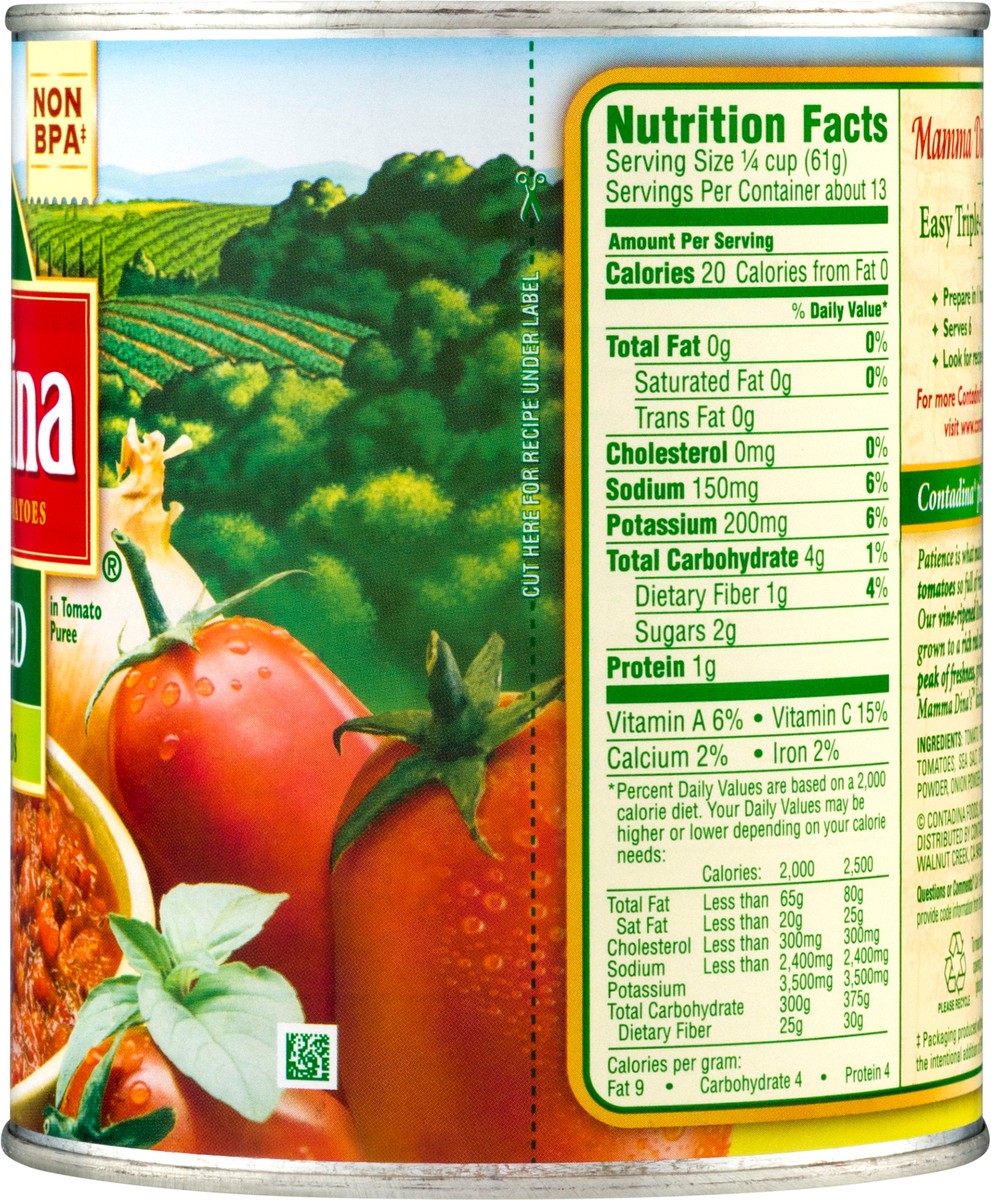 slide 8 of 9, Del Monte Crushed Tomatoes with Italian Herbs 28 oz, 28 oz