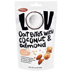 Pellito Lov Oat Bites with Coconut & Almond 2.5 oz