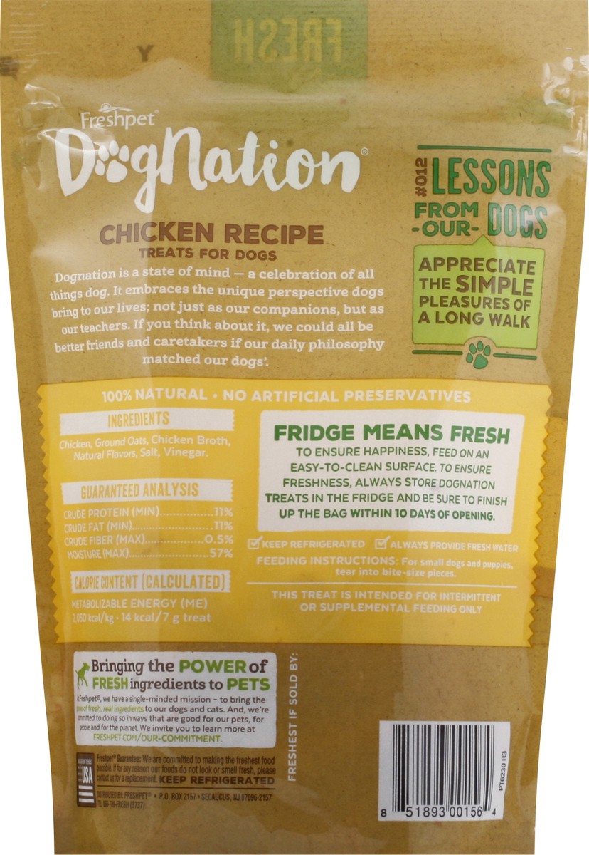 slide 5 of 11, Dog Nation Chicken Recipe Treats for Dogs 8 oz, 8 oz