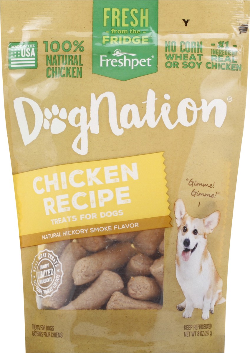 slide 8 of 11, Dog Nation Chicken Recipe Treats for Dogs 8 oz, 8 oz