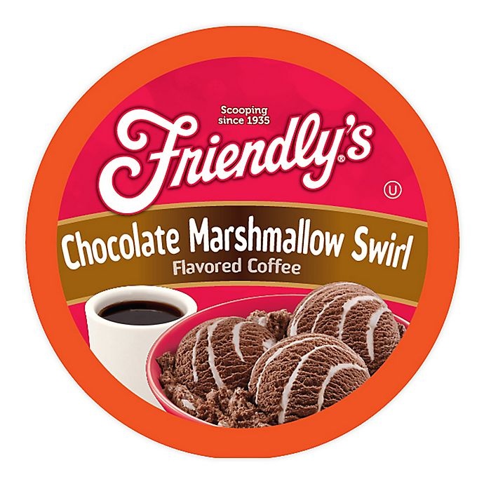 slide 1 of 3, Friendly's Chocolate Marshmallow Coffee Pods for Single Serve Coffee Makers, 18 ct