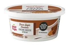 Giant Eagle Cream Cheese, Brown Sugar Cinnamon