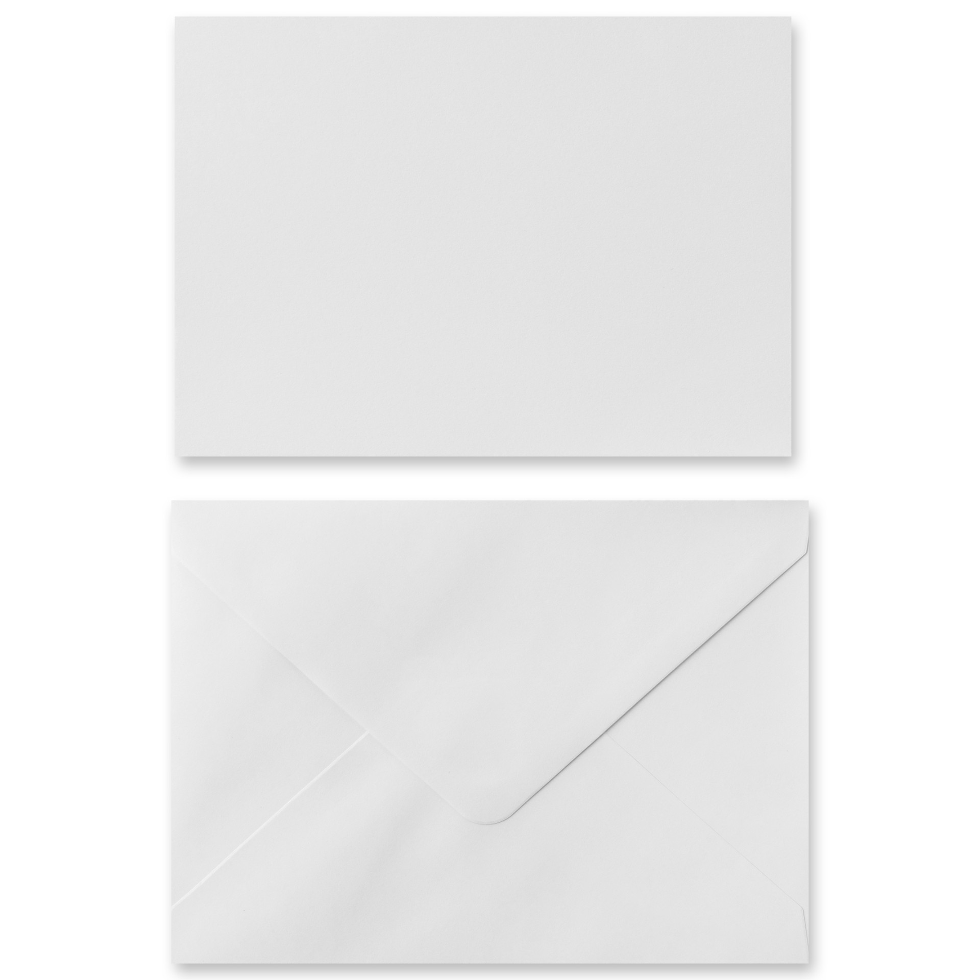 slide 4 of 6, 10 Sets Of White Flat Cards & Envelopes By Recollections, 5" X 7", 5 in x 7 in