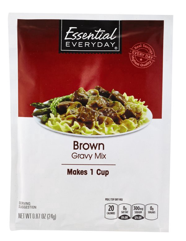 slide 1 of 1, Essential Everyday Brown Gravy Mix, 0.87 oz