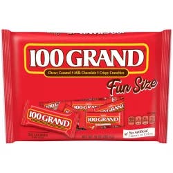 100 Grand Fun Size Candy Bars