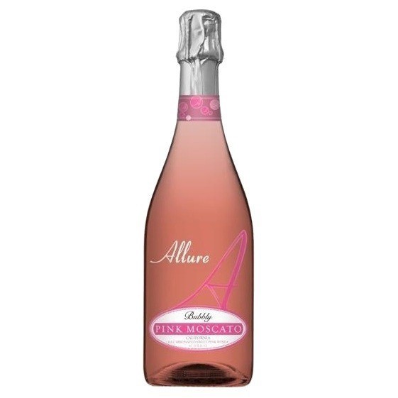 slide 1 of 2, Allure Pink Moscato, 750 ml