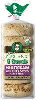 slide 1 of 1, Papa's Organic Multigrain Bagels With Flax Seeds, 18 oz