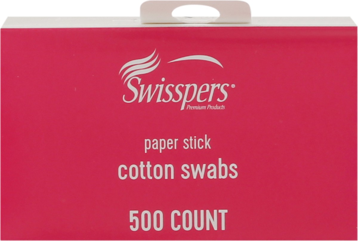 slide 2 of 9, Swisspers Cotton Swabs 500 ea, 500 ct