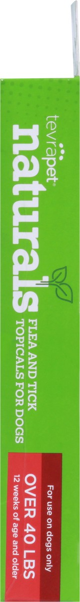 slide 12 of 13, TevraPet Naturals Flea and Tick Topicals for Dogs 3 - 5.0 ml Applicators, 3 ct