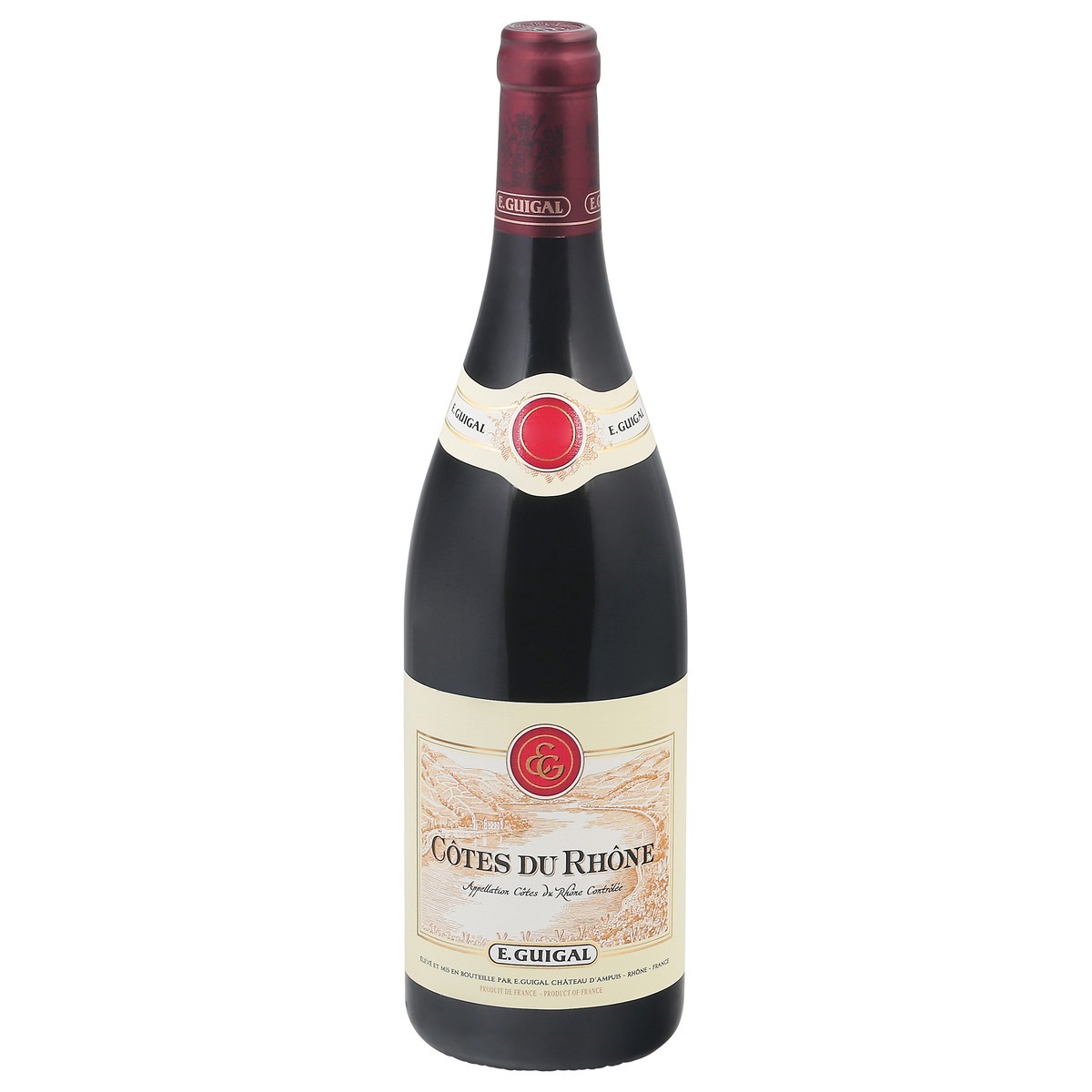 slide 1 of 12, E. Guigal Cotes-du-rhone Rouge, 750 ml