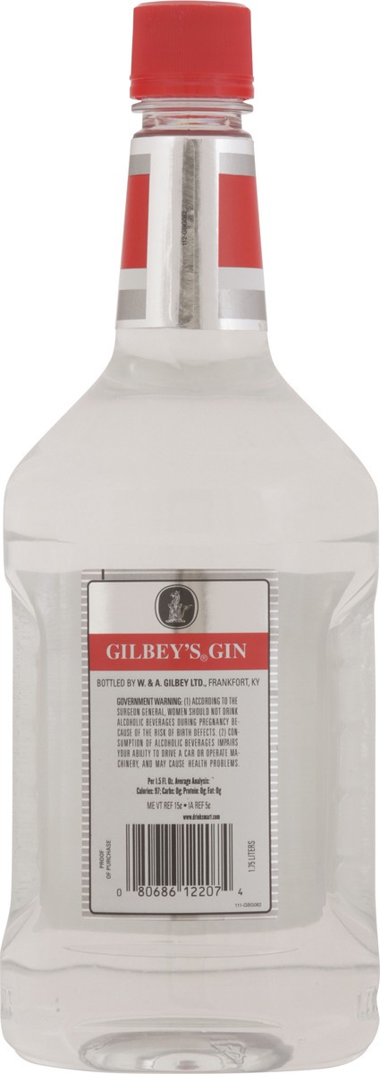 slide 7 of 12, Gilbey's London Dry Gin 1.75 l, 1.75 liter