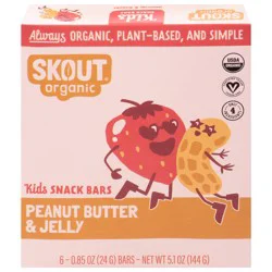Skout Organic Kids Peanut Butter & Jelly Snack Bars