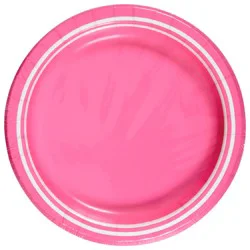 Sensations Candy Pink Premium Paper Plates 20 Each