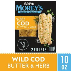 Moreys Cod Butter And Herb - 10 Oz