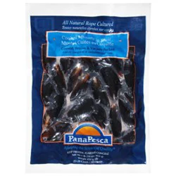 Panapesca Blue Mussels Cooked In Shell - 16 Oz