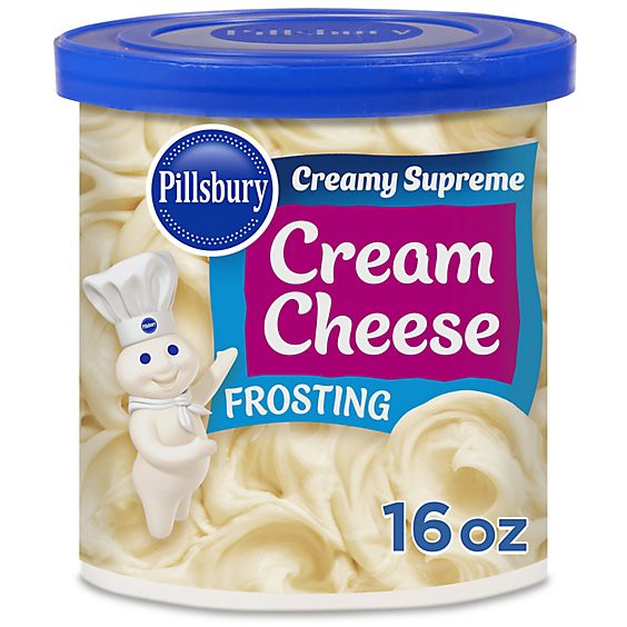 slide 1 of 11, Pillsbury Creamy Supreme Cream Cheese Frosting Tub - 12 Oz, 16 oz