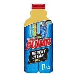 Liquid-Plumr Industrial Strength Urgent Clear Liquid Drain Cleaner - 17 Oz