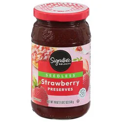 Signature Select Seedless Strawberry Preserves - 18 Oz