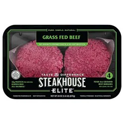 Steakhouse Elite Grass Fed Beef Burger - 1.5 Lb
