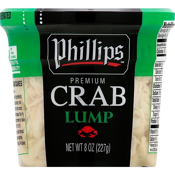 slide 1 of 1, Phillips Lump Crab Meat - 8 Oz, 8 oz