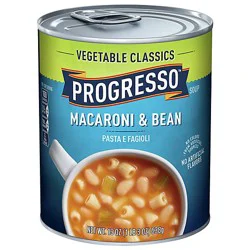 Progresso Vegetable Classics Macaroni & Bean Pasta Fagioli - 19 Oz