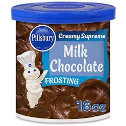 Pillsbury Crmy Suprm Milk Choc Frosting - 16 Oz