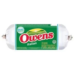 Owens Italian Pork Sausage - 16 Oz