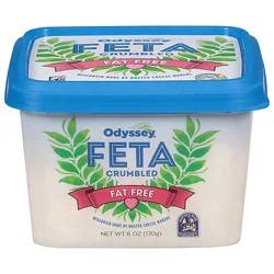 Odyssey Fat Free Feta Cheese Crumbles - 6 Oz
