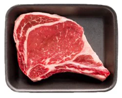 Beef Rib Steak Thin Bone In Imported - 1 Lb