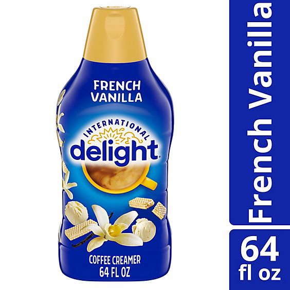 slide 1 of 1, International Delight French Vanilla Coffee Creamer - 64 Fl. Oz., 1 ct