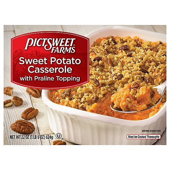 slide 1 of 8, Pictsweet Farms Sweet Potato Casserole With Praline Topping - 22 Oz, 22 oz