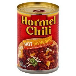 Hormel Hot Chili Without Beans - 15 Oz