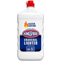 Kingsford Odorless Charcoal Lighter Fluid Bottle For Bbq Charcoal - 64 Fl. Oz.