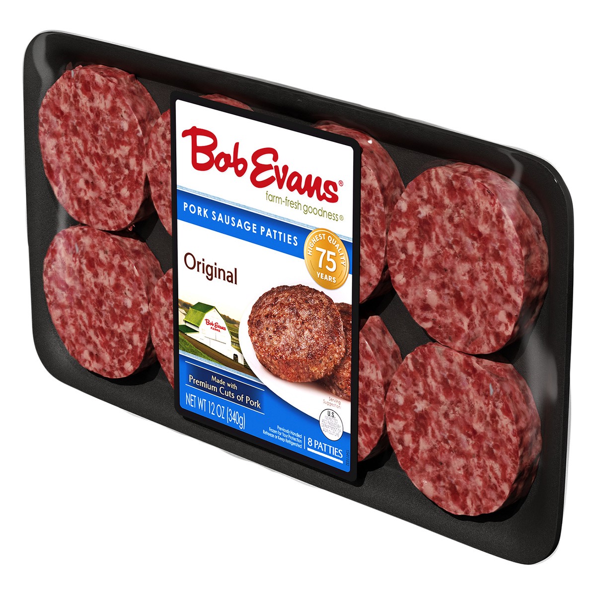 slide 3 of 12, Bob Evans Breakfast Sausage Patty - 12 Oz, 12 oz