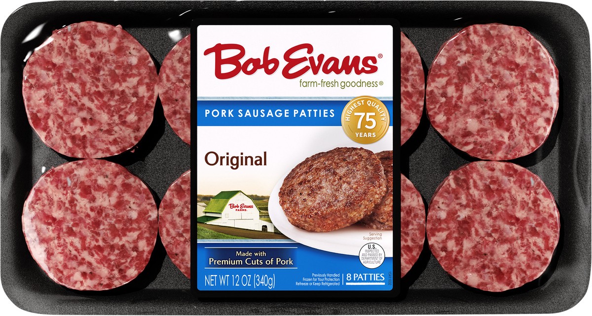 slide 2 of 12, Bob Evans Breakfast Sausage Patty - 12 Oz, 12 oz